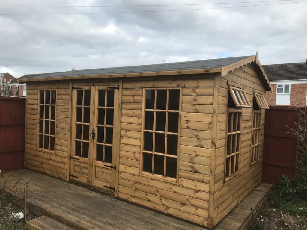 12x10 Summer House With Two Side Windows