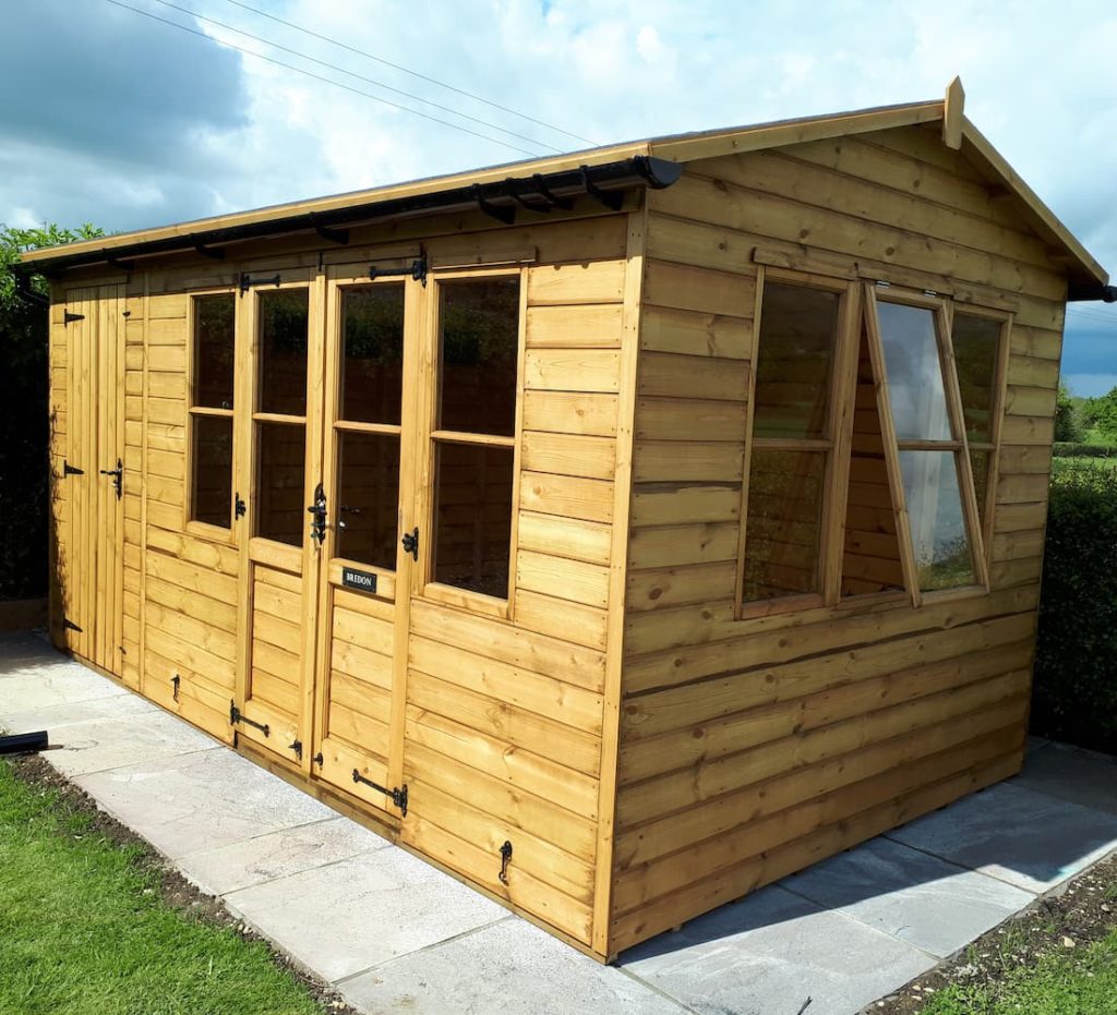14x8 Summer House Shed Combo