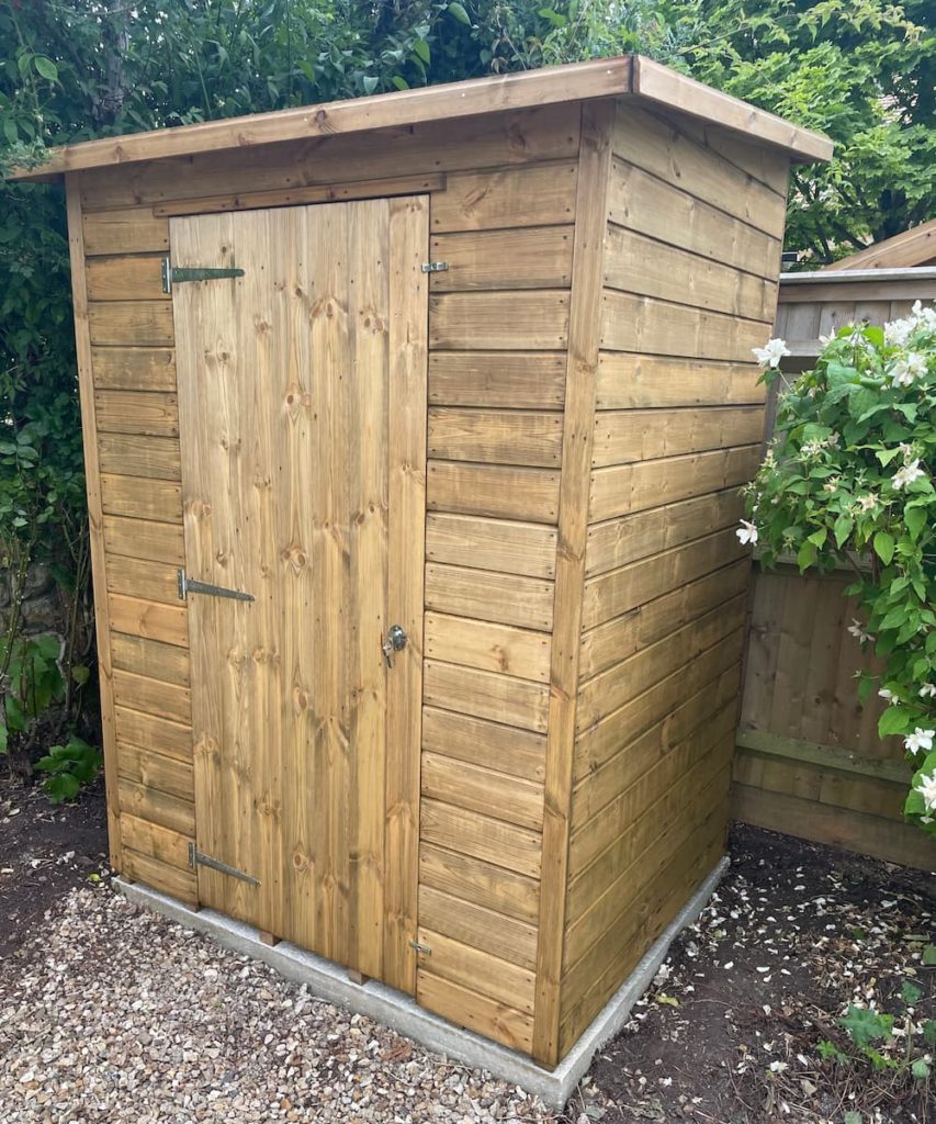 5x4 Pent Tool Shed